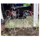 Christmas yard stakes