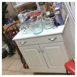 White cabinet