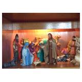 Ceramic nativity scene
