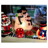 Santa , snowmen