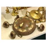 Polycromed light fixture