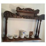 Cute repurposed wall shelf