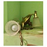 Polished brass fixtures