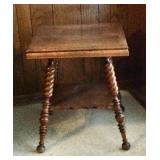 Oak side table