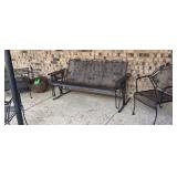 Iron patio furniture