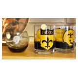 Vintage saints glasses