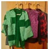 Vintage crochet sweaters