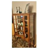 Cute oak China hutch 