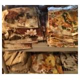 Vibrant mid century, retro curtains