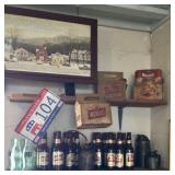 Vintage beer bottles