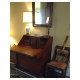 Antique drop down desk