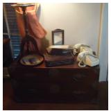 Dresser boxes Phones What-nots