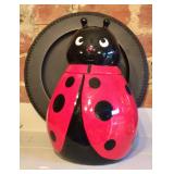 Cookie jar, lady bug