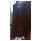 Front of long mink coat