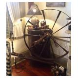 Large spinning wheel