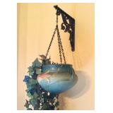 Roseville hanging pot