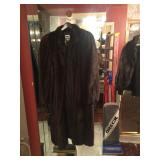 Men’s long mink coat
