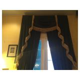 Green velvet drapes 2 sets available