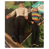 Million dollar man and Woman action figures