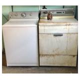 Washer, gas dryer