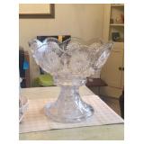 Heisey starburst punch bowl