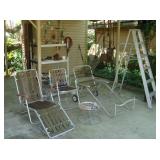 outdoor tools and chairs
