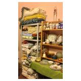 Sheets towels blankets bedspreads