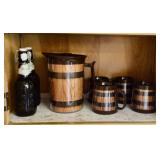 Vintage insulated mugs and pitchers 