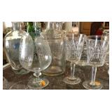 Crystal goblets