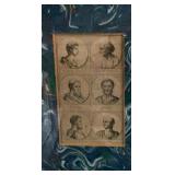 Antique framed prints