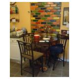 Tall breakfast table  3 chairs