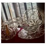 Willow patterned glassware