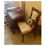 Davenport desk, Victorian chair