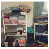 Jeans, clothing, bedding