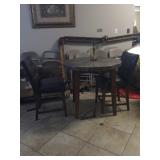 Pub table and chairs