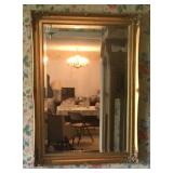Large gold mirror
