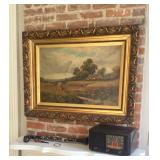 Antique signed oil painting