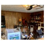 Garage full of tools and random stuff