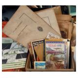 Vintage paper items, Tulane and other schools