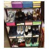 Name brand leather high heels