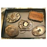 Lots of belt buckles