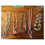 Vintage shell necklaces, many to choose from