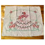 Art Deco pillow cover needlepoint