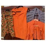 Vintage crocheted sweaters