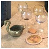 Wine goblets