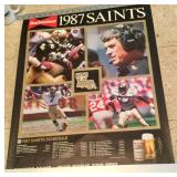 1987 Saints poster
