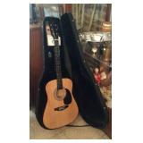 Guitar and case