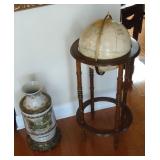 Globe And floor vase