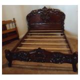 mahogony bed frame