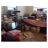 Childrens furniture, books, toys